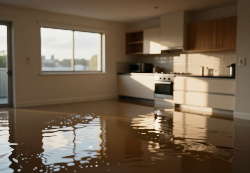 Flooded basement in Kings Langley before restoration